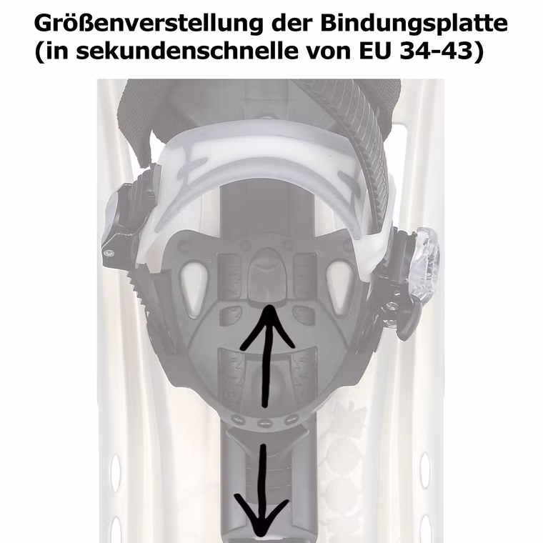 OXL Damen Alpin Schneeschuhe mit Tasche Inook