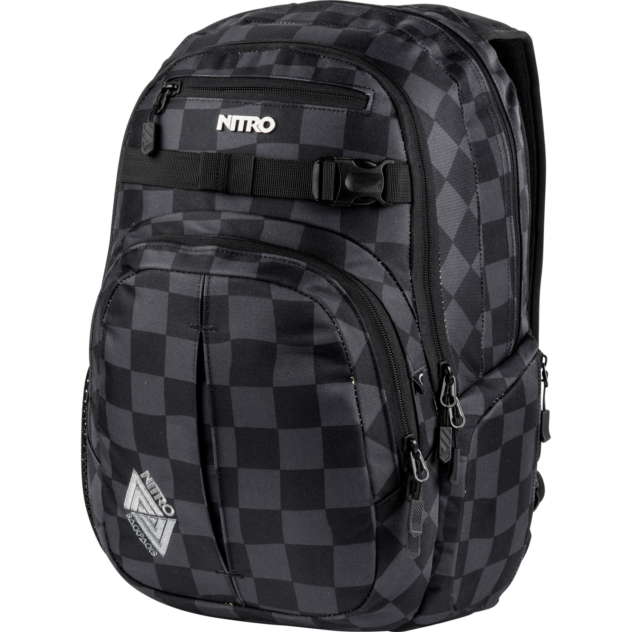 Nitro Rucksack Chase Black Checker Bag Tasche Snowboard leicht