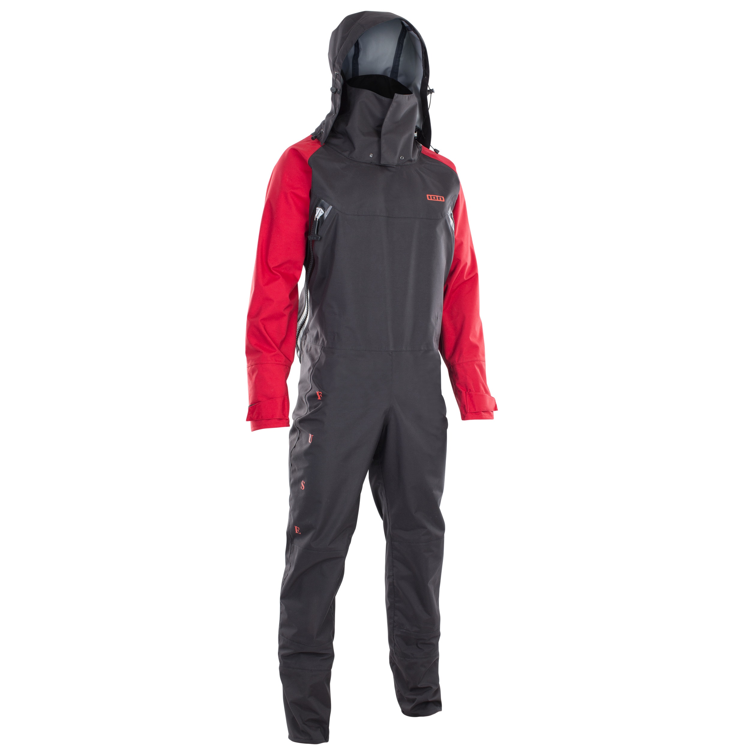 ION Fuse Lightweight Drysuit olive/red/black 25 Trockenanzug