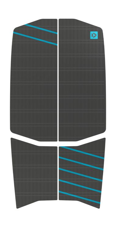 undefined Traction Pad Front grey-tourquoise Kite Surfboardpad Duotone 2021
