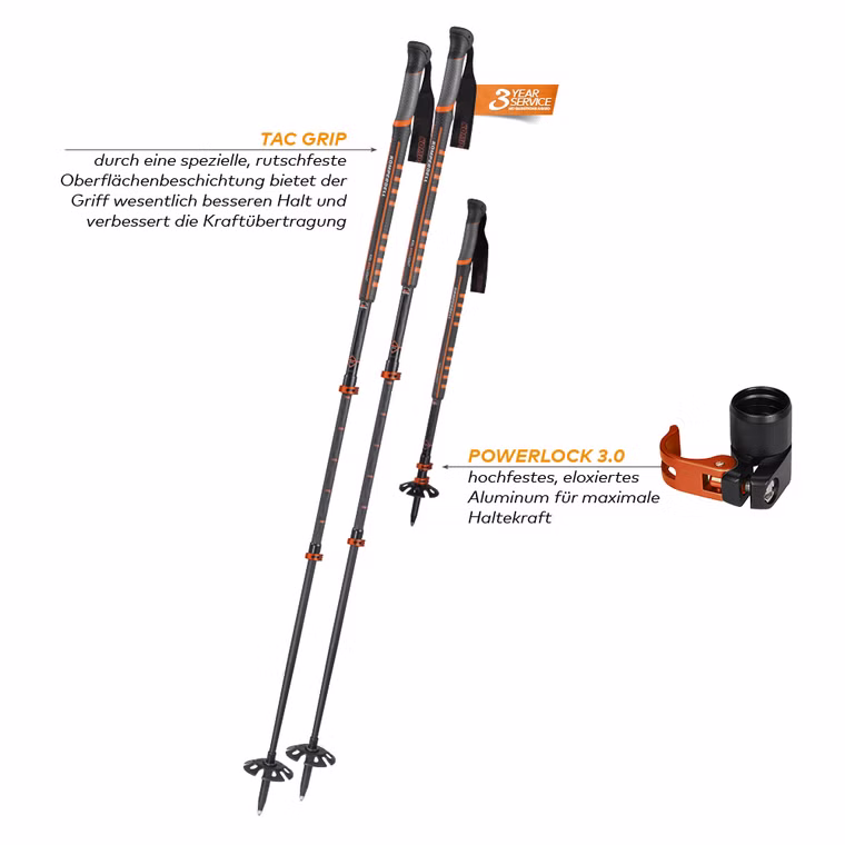 Carbon Explorer Pro Splitboard Tourenstöcke Nitro 2021