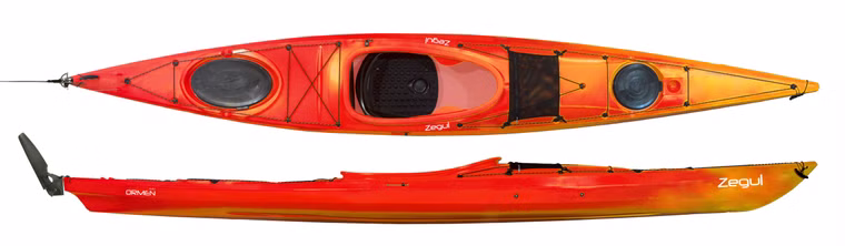 Ormen MV PE Red/Yellow Kayak Zegul