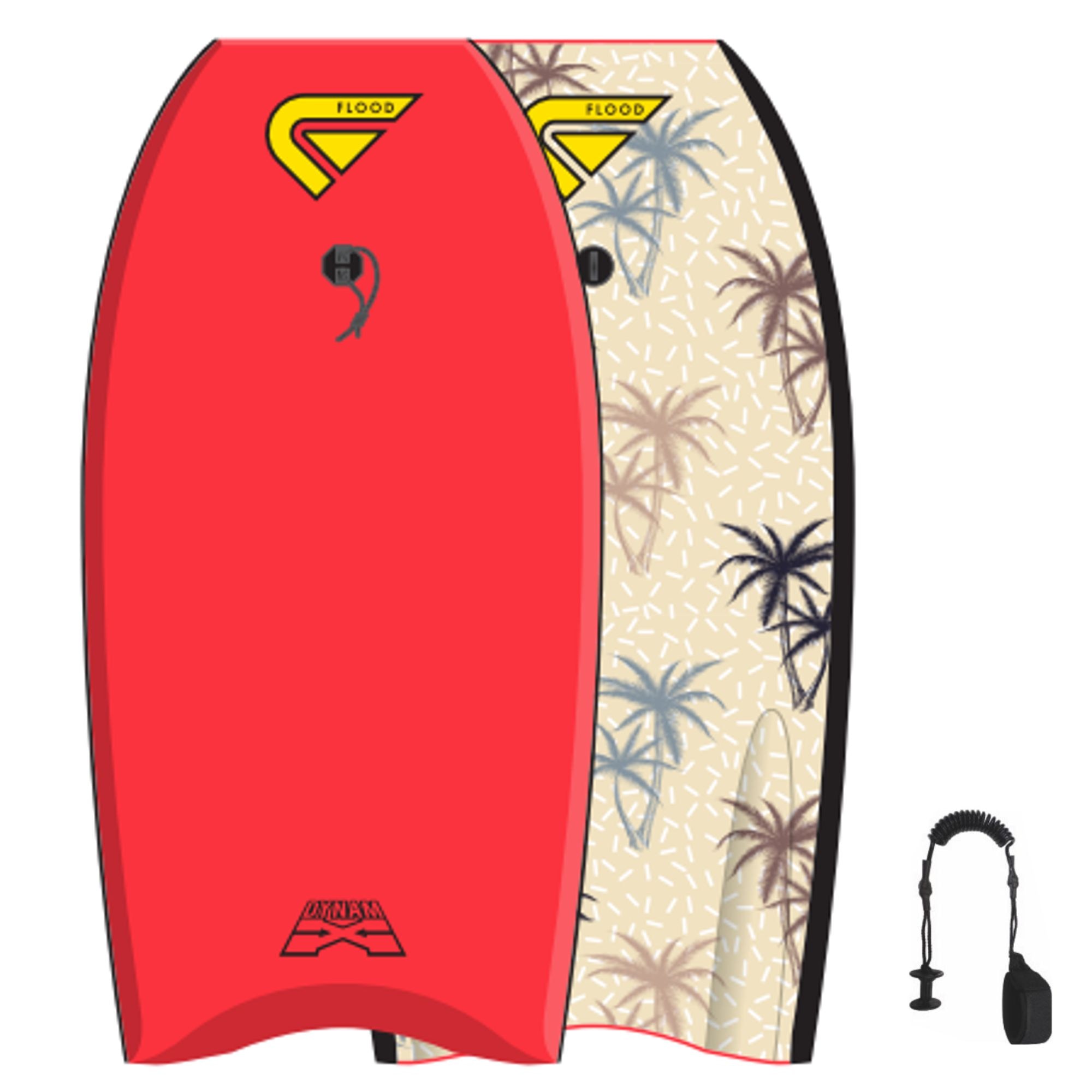 Flood Bodyboard Dynamx Stringer Rot Palm boogie boogy body