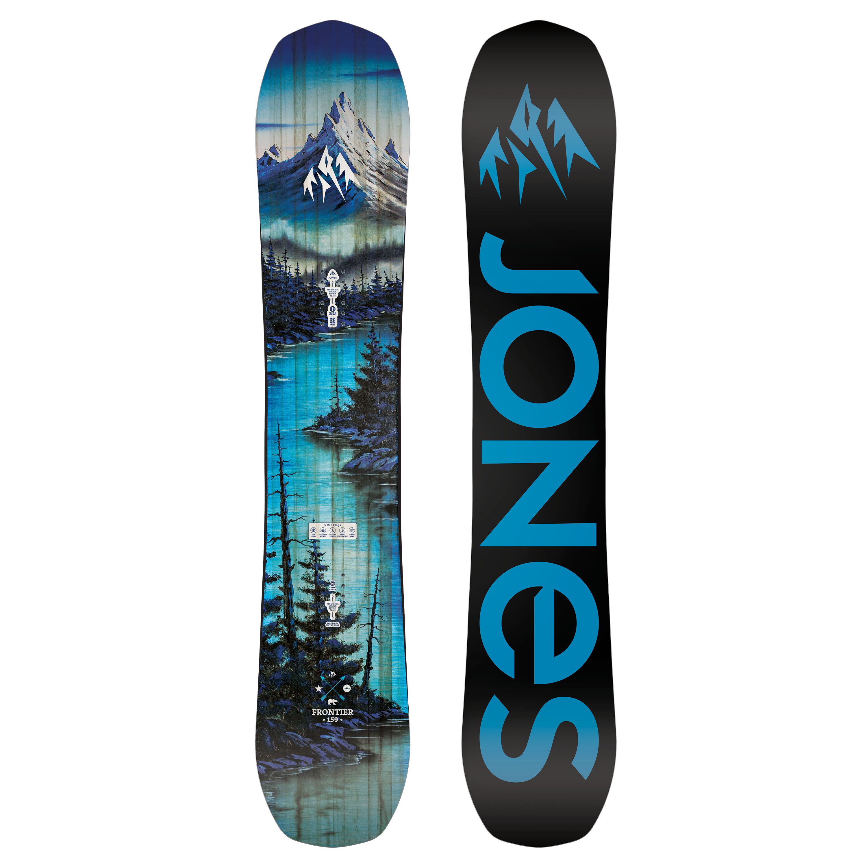 Jones Frontier Wide Snowboard 21 Freeride All Mountain Powder