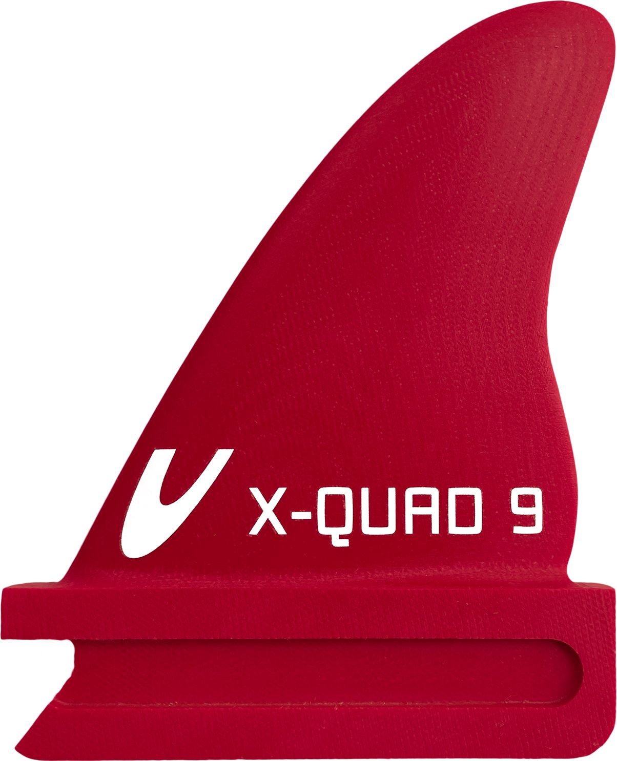 Maui Ultra Fins XQuad Rot Finne Windsurf Welle On Sideshore