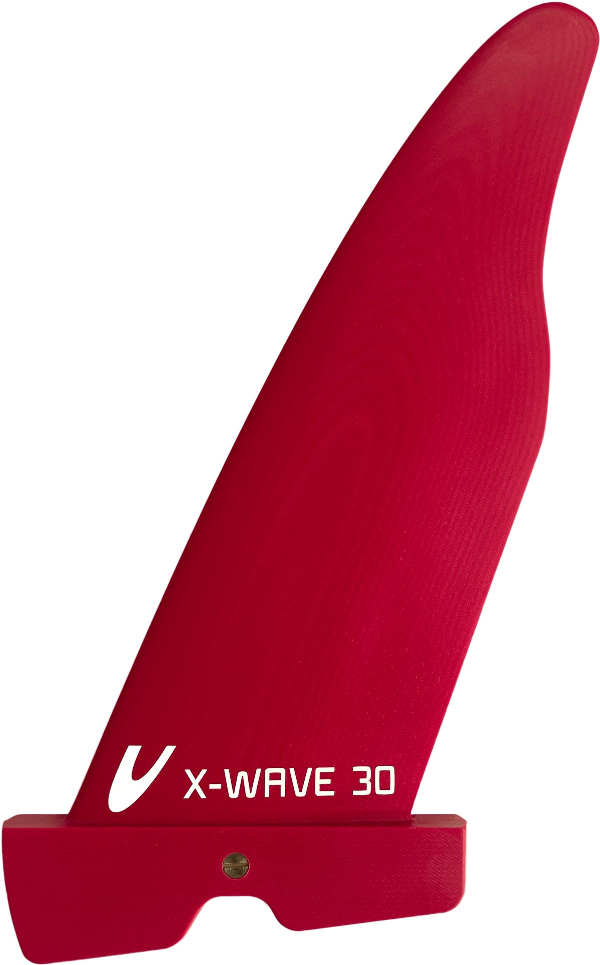 Maui Ultra Fins XWave Rot Finne Windsurf Welle On Sideshore