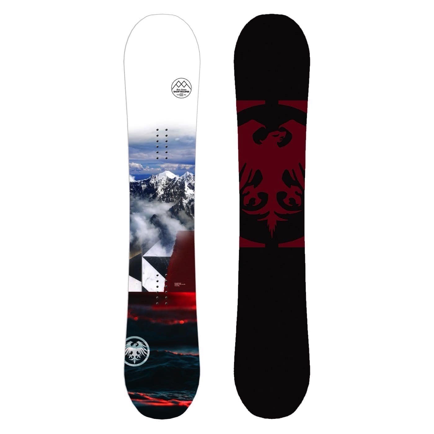 Never Summer Snowtrooper Wide Snowboard 22 All Mountain Piste 