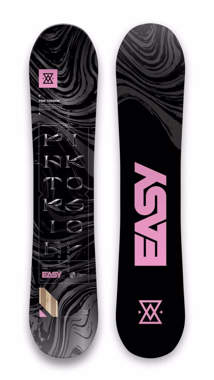 Pink Torsion Damen Snowboard Easy 2022 142