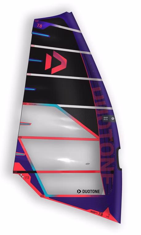 Warp Fin 20.22 C18 black/berry Windsurfsegel Duotone 2022 5.0