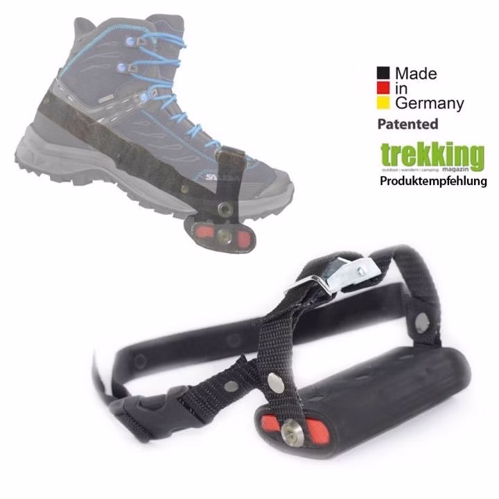 Pikla patentierte Abstiegshilfe - Knieschmerzen beim Wandern