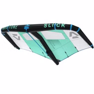 [Paket] Set Slick C13 mint/white/black Foil Wing + Miniboom Platinum + Wrist Leash Duotone 2021 L