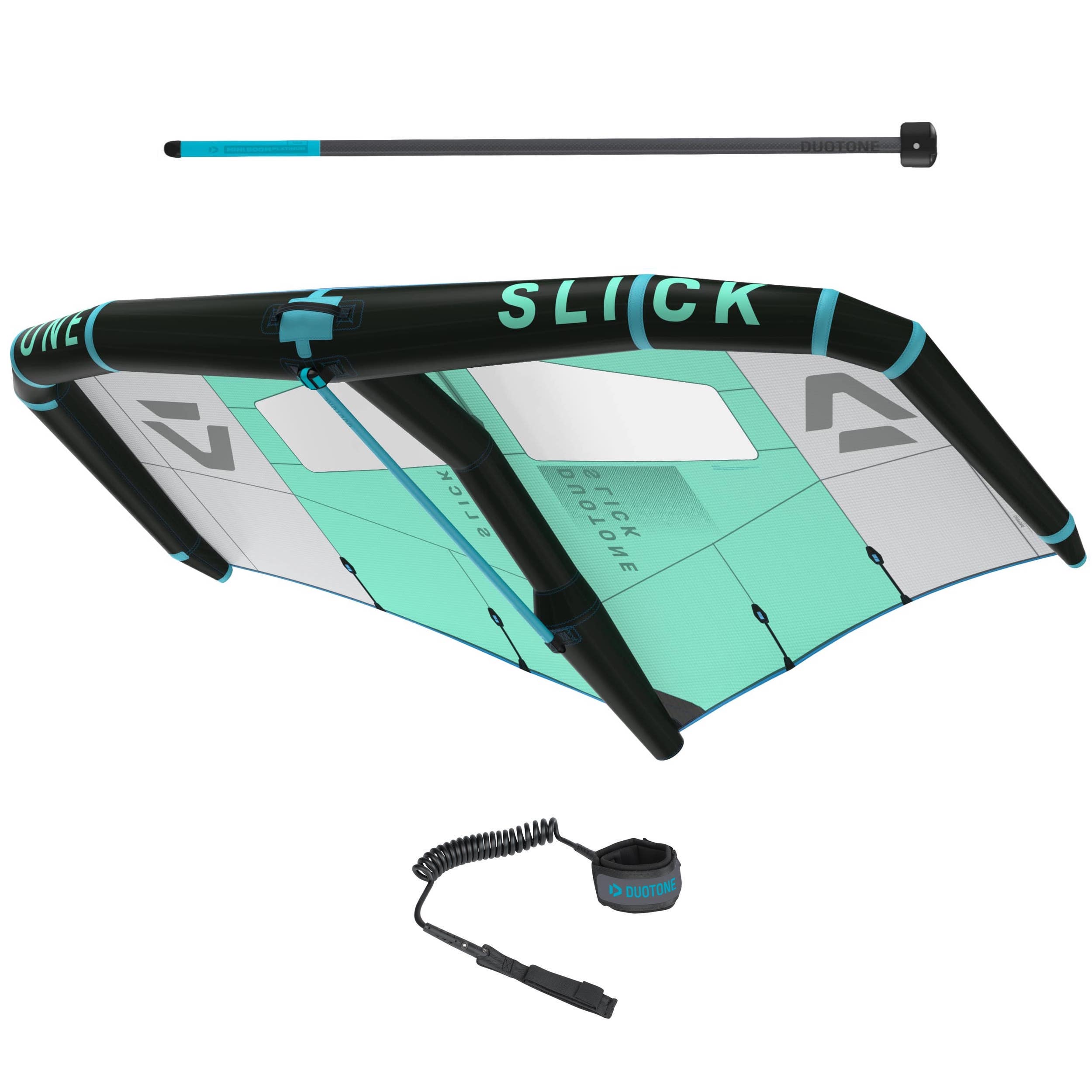 Duotone Set Slick C6 Foil Wing + Miniboom Platinum + Leash 21