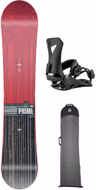 [Paket] Snowboard Set Nitro Prime Wide Distort + Zero Ultra Black + Boardbag M (EU 38.5 - 44)