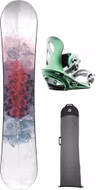 [Paket] Snowboard Damen Set Nitro Fate + GU Green + Boardbag 144