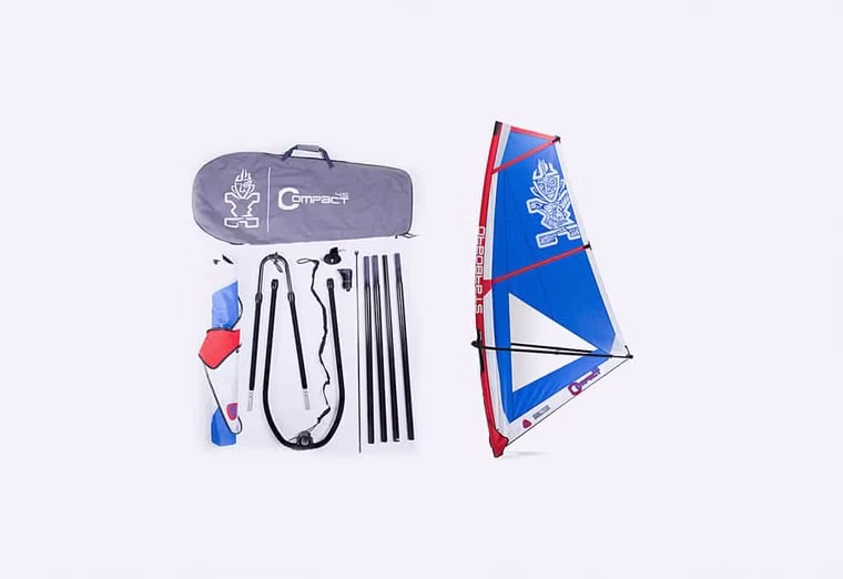 Waterman Package iGO Deluxe SC aufblasbar Windsurfboard Starboard 2022 33''