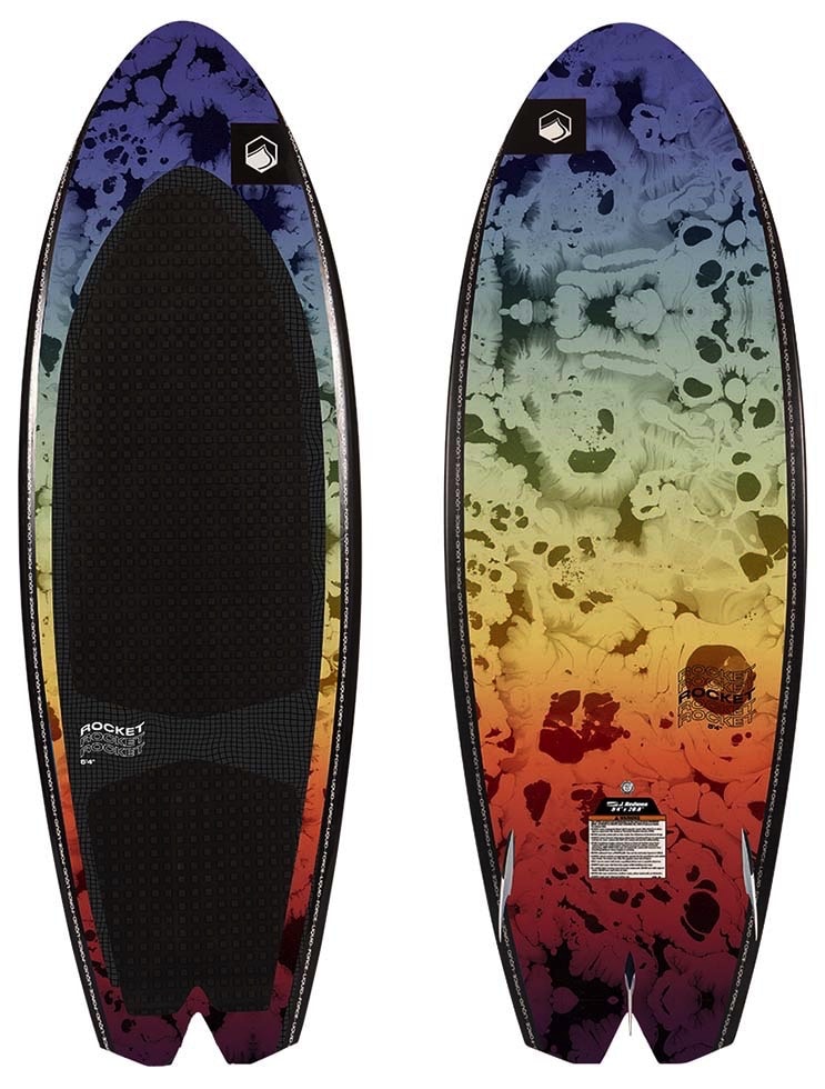 led wake surf board