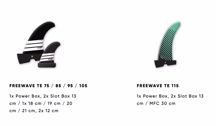 FreeWave TE Windsurfboard Fanatic 2021 gebraucht 95