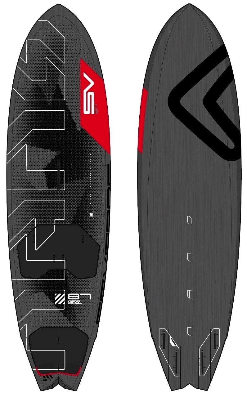 Severne Nano 3 Windsurfboard 24 Wave Freestyle Windsurf Welle