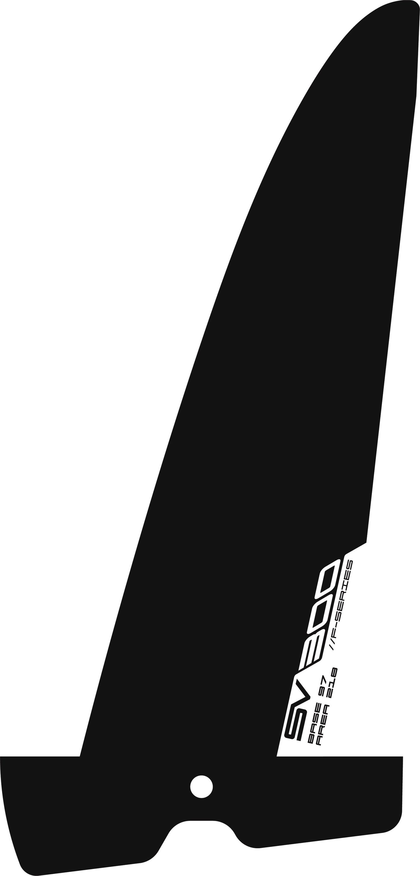 Severne F Series G10Black Finne 24 Fins Windsurf windsurffinne
