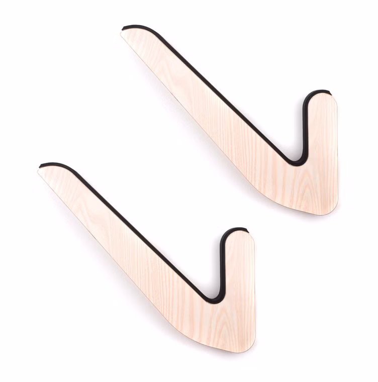 Wooden Longboard wall rack Surflogic