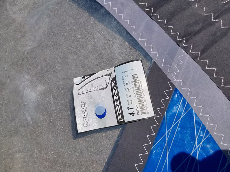 Poison Windsurf Segel Gaastra gebraucht 4.7