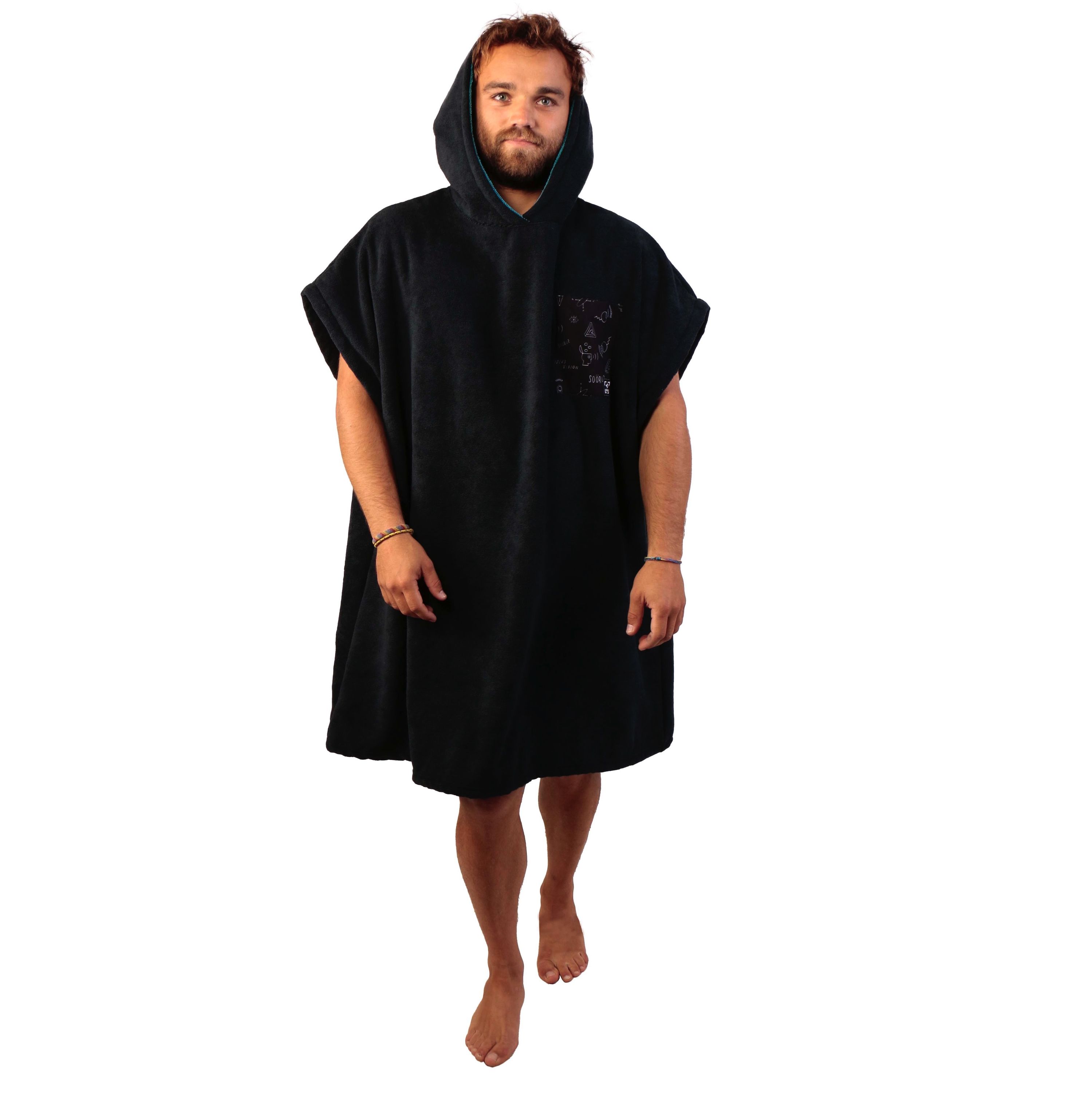 Soöruz Poncho Mirc 22 Umziehen Strand Handtuch warm beach weich