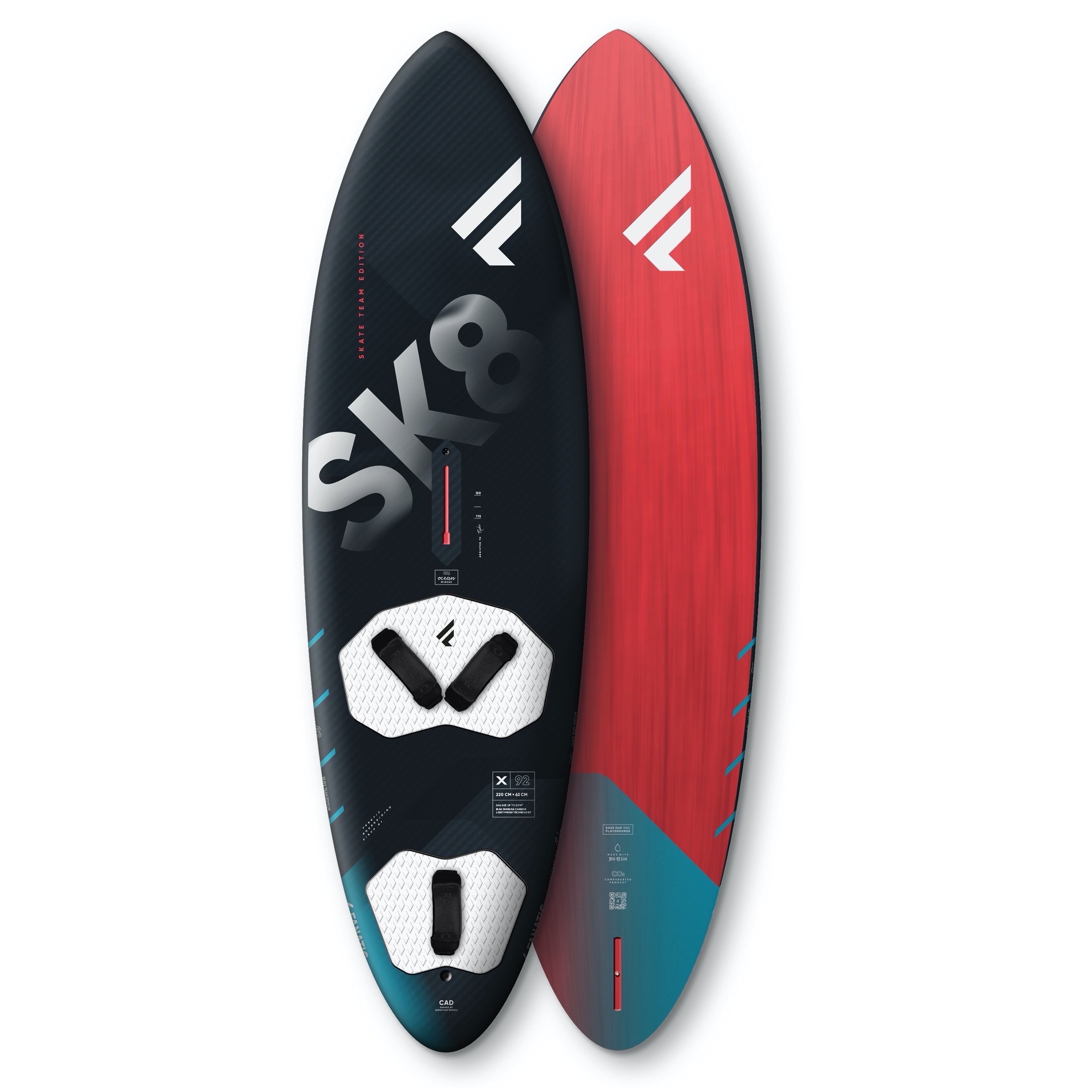 Fanatic Skate TE Windsurfboard 22 Freestyle Wave Surf gebraucht