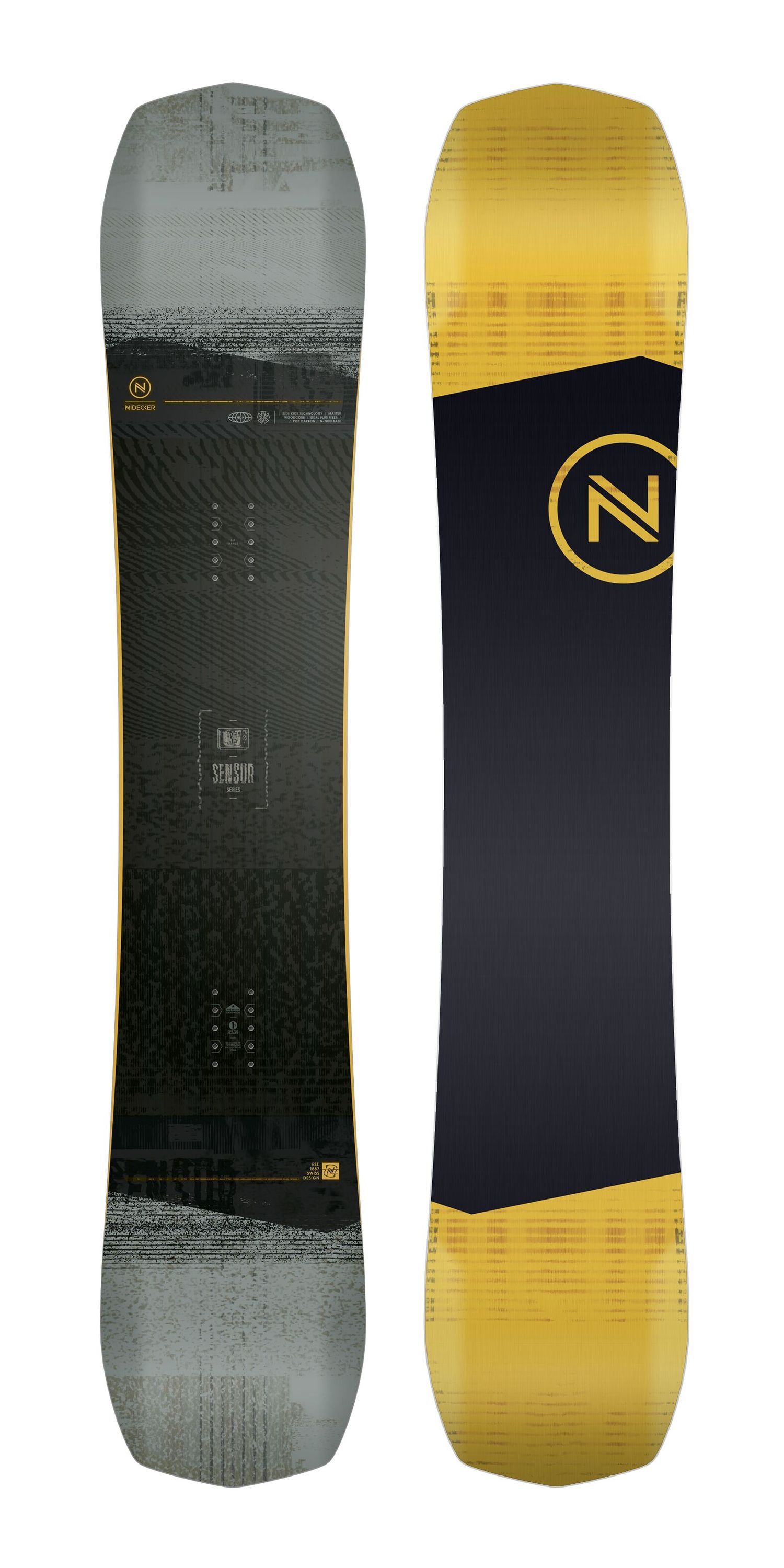 Nidecker Sensor Snowboard 23 Twin Tip Freestyle Park Pipe Kicker