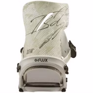 DSW White Camo Snowboardbindung Flux L (EU 42+)