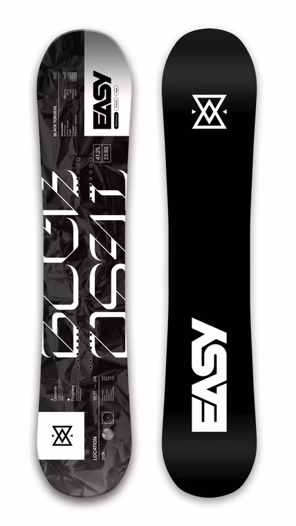 Black Torsion Wide Snowboard Easy 2023 159