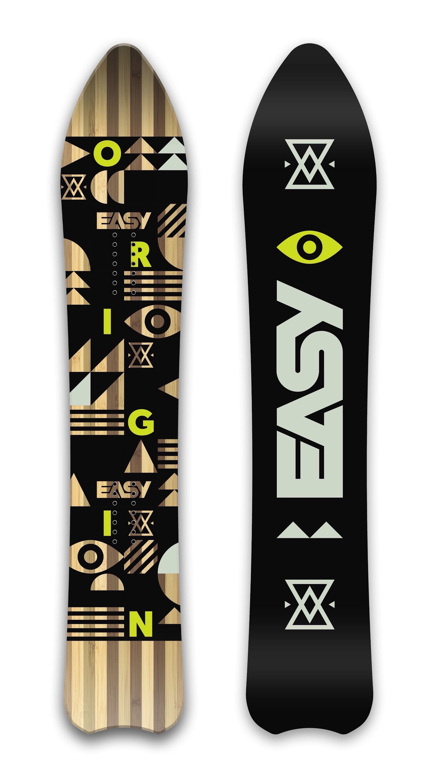 Easy Origin Snowboard 23 Freeride Tiefschnee Powder Slush Leicht
