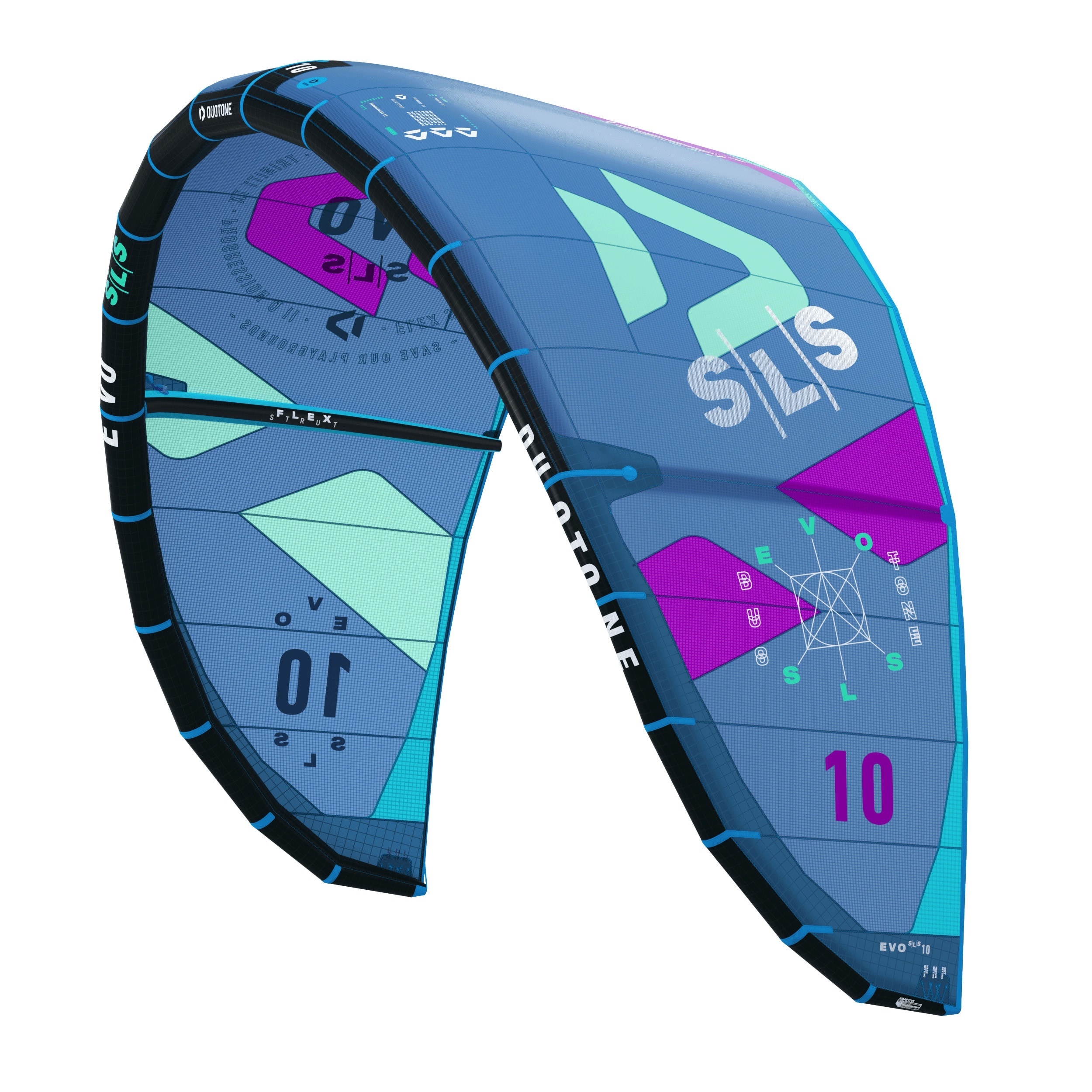 Duotone Evo SLS Kite 22 FREERIDE FREESTYLE WAVE Surf gebraucht