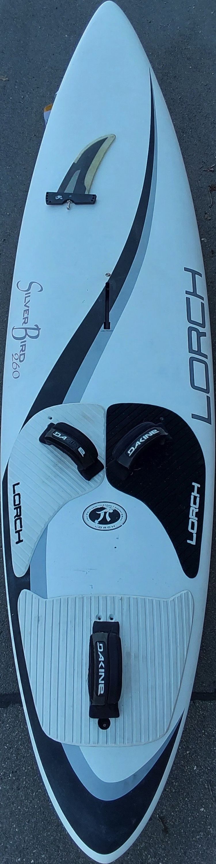 Lorch Windsurfboard Silver Bird gebraucht wind surf board retro