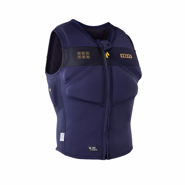 Vector Vest Amp Front Zip Prallschutzweste ION 2025 732 blue-nights