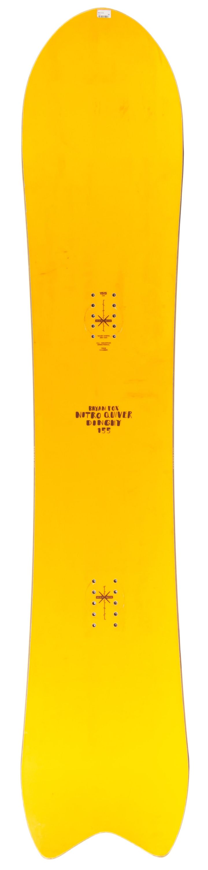 Nitro Dinghy Black Base Snowboard 23 Allmountain gebraucht