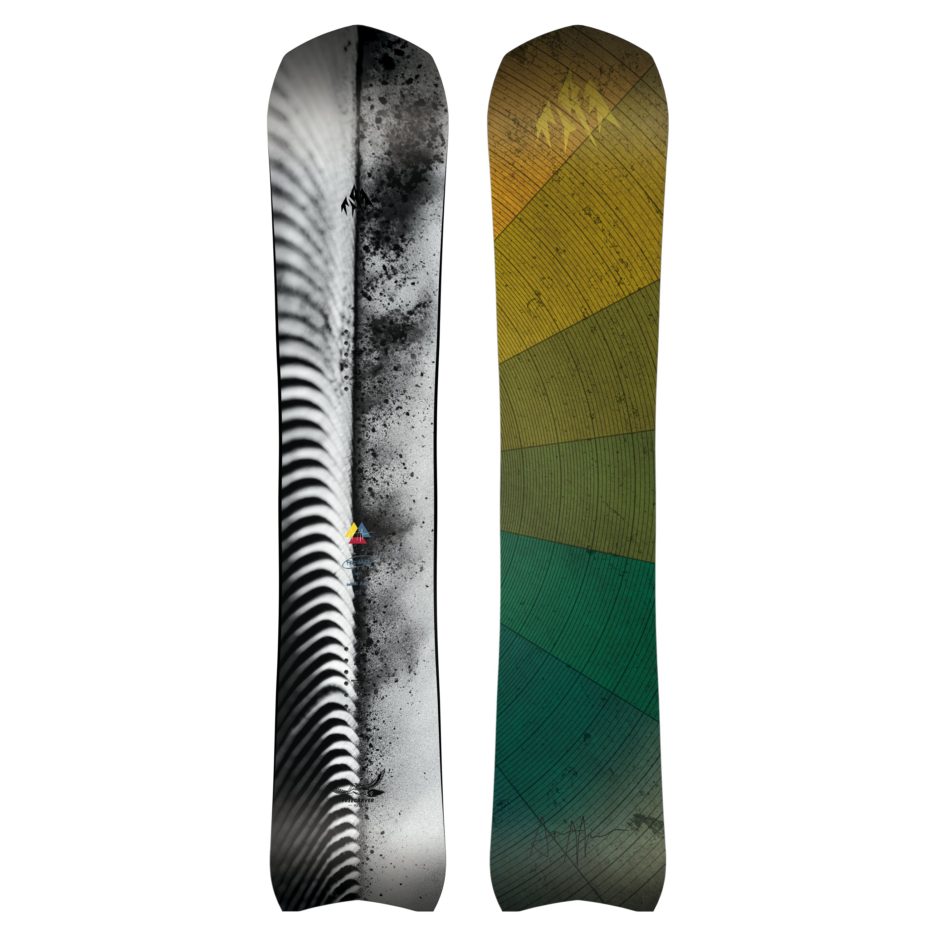 Jones Freecarver 9000s Snowboard 156 - Tavola All-Mountain Per Carving Ad Alta Velocità