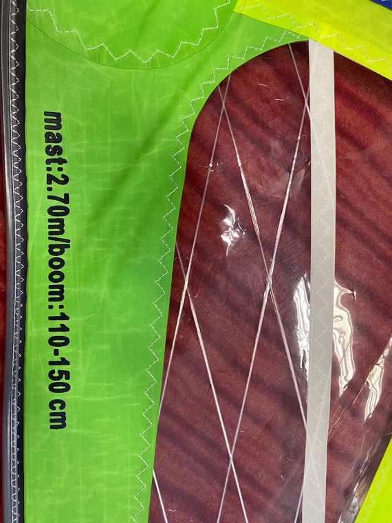 Pro Rigg Gelb+Grün Windsurf Kinder Rigg Ascan gebraucht 2.5