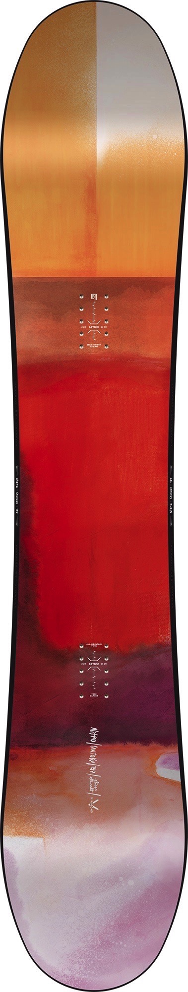 21-22 NITRO／SANTOKU 159 Nitro Santoku Snowboard 2025 | Glacier Ski Shop