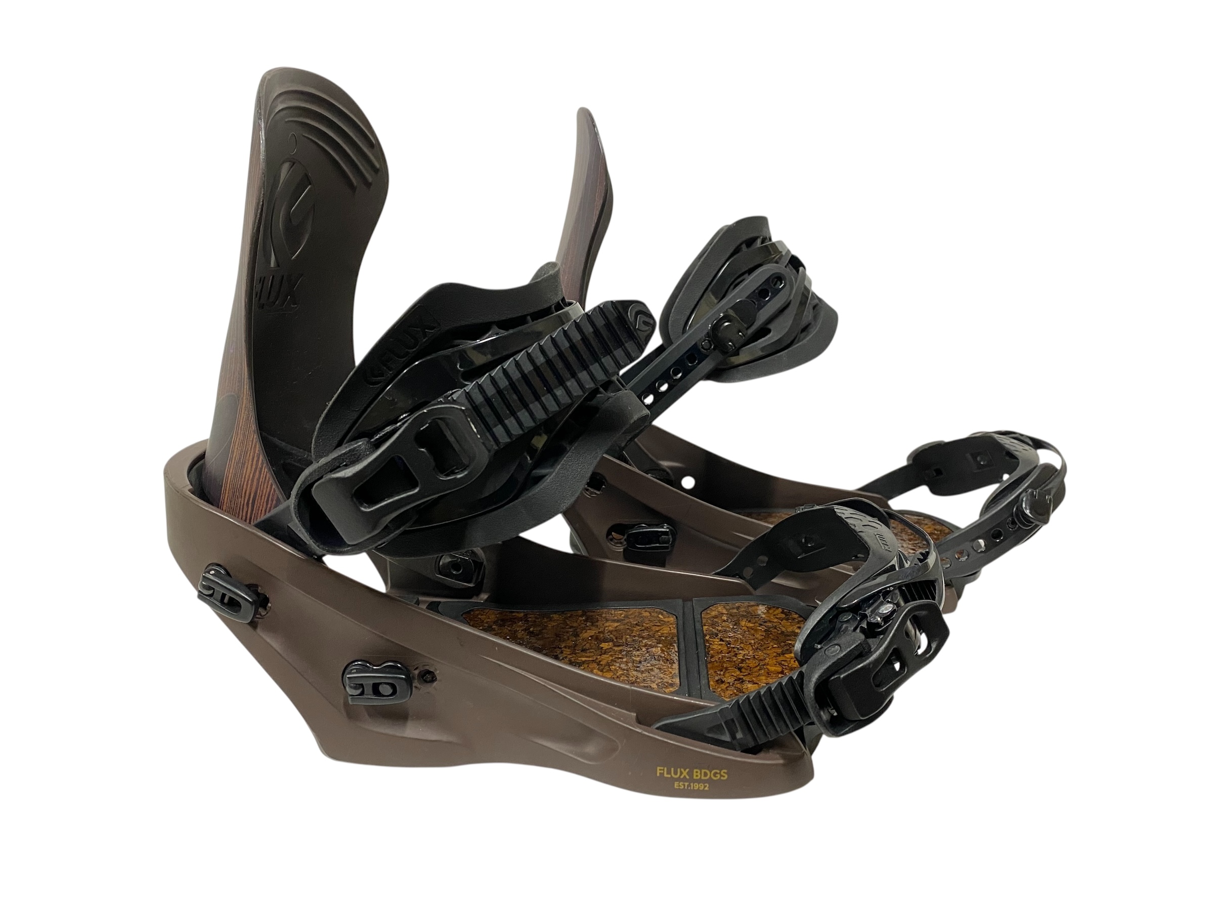 Flux SR Hickory Brown Snowboardbindung 22 All Mountain Piste gebraucht