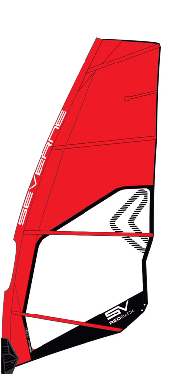 Redback Windsurf Segel Severne 2025 3.1