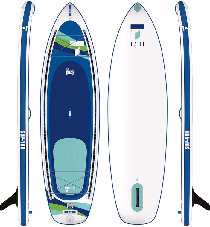Set Air Sup-Yak Beach aufblasbares SUP Tahe 10'6''