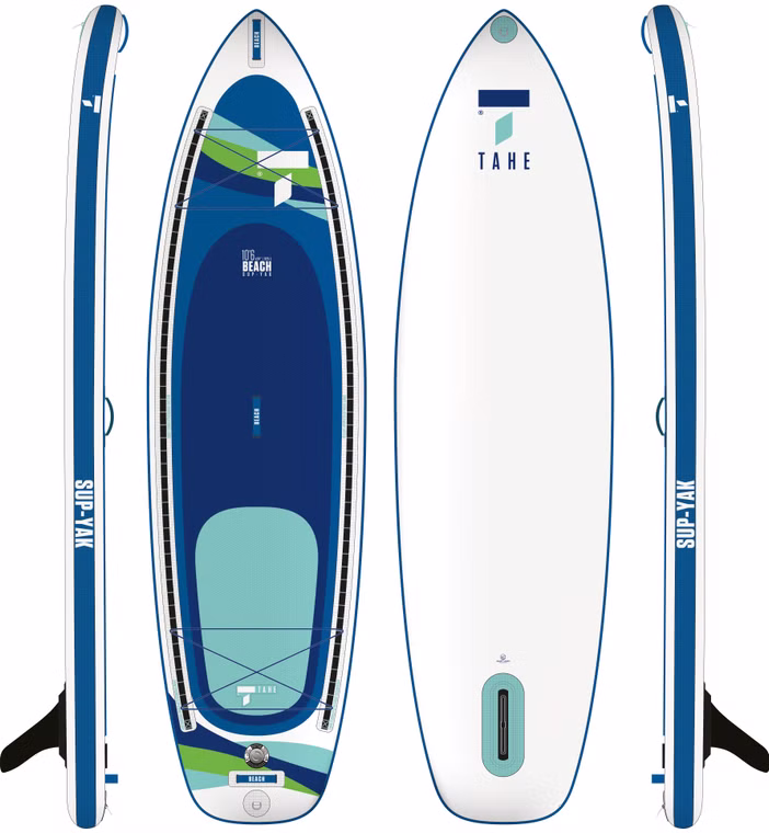 Set Air Sup-Yak Beach aufblasbares SUP Tahe 10'6''