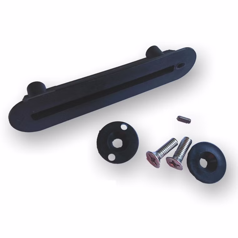 Finbox für Softboards Inch 10 Stk Finnenbox futures 2025 Schwarz