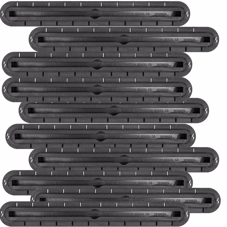 Finbox Longboard 10 Stk Finnenbox futures 2025 Schwarz