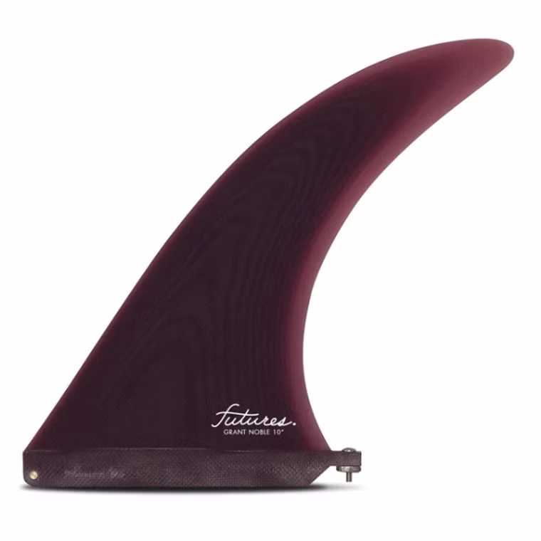 Single Fin Grant Noble Fiberglass US Finne futures 2025 10.0
