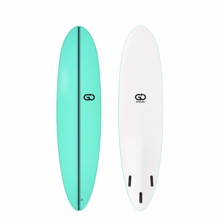 Surf Range Soft Top Softboard GO-Softboards 2025 Grün