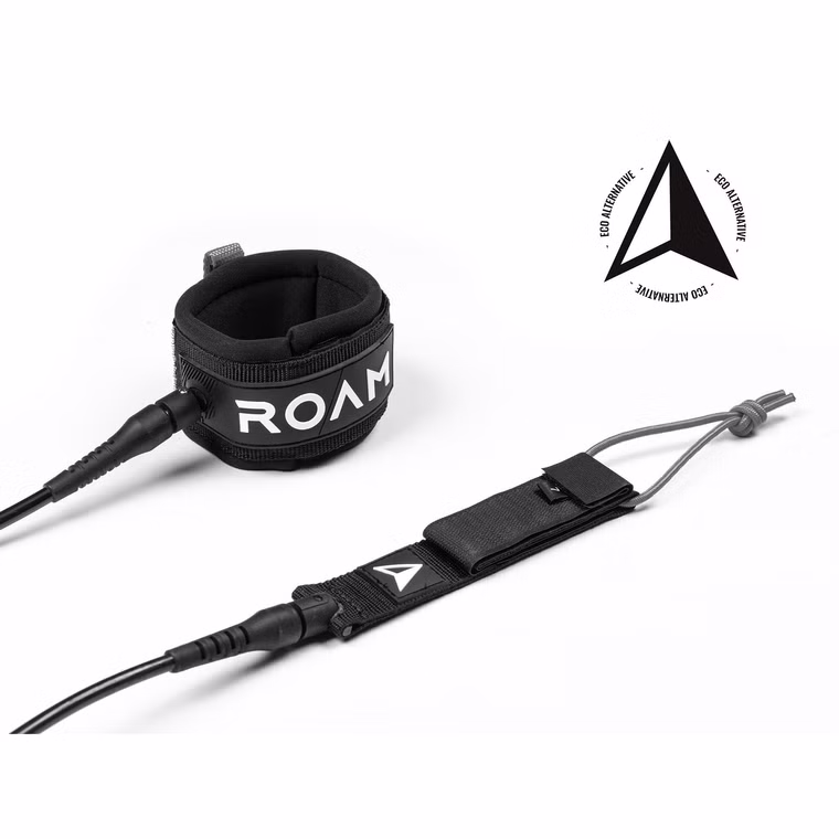Surfboard ECO Leash Recycelt Roam 2025 Schwarz