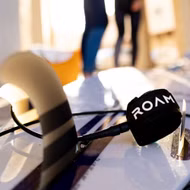 Surfboard ECO Leash Recycelt Roam 2025 Schwarz