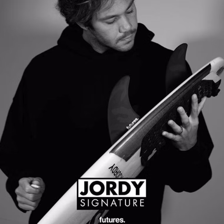 Thruster Fin Set Jordy Smith L Honeycomb Fin futures 2025 Schwarz