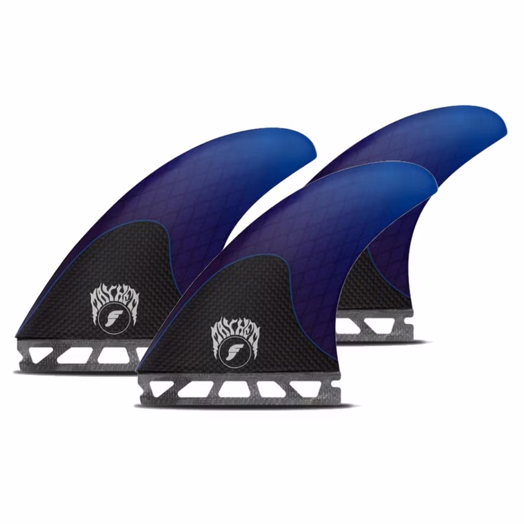 Thruster Fin Set Mayhem 3.0 M Honeycomb Fin futures 2025 Blau